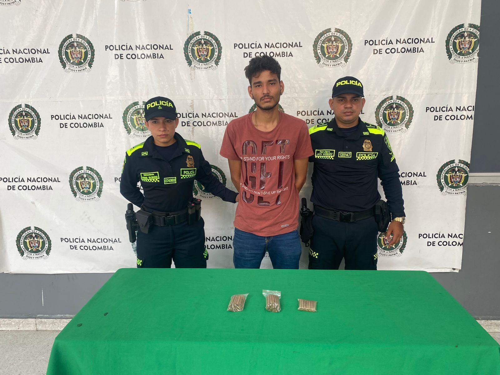 El hombre capturado con droga en Barranquilla