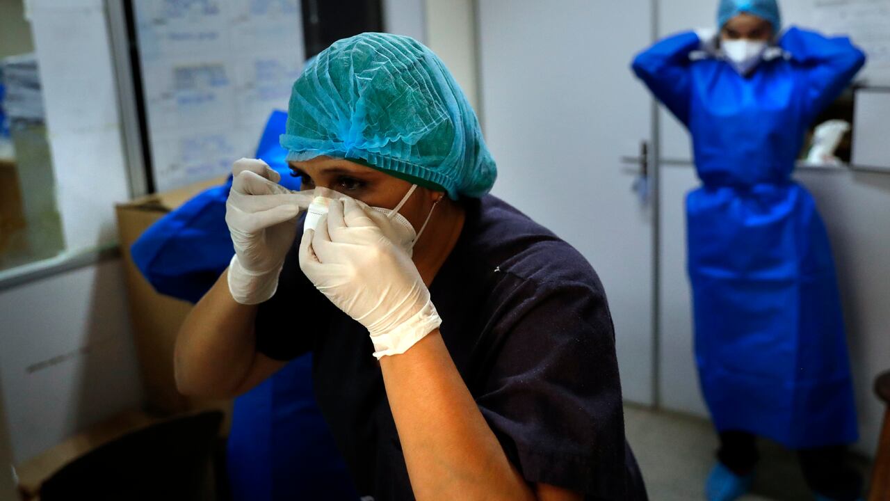 Medidas de cuidado contra el coronavirus (AP Photo/Jorge Saenz)