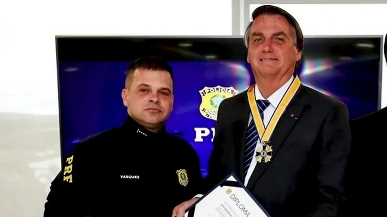 Silvinei Vasques y Jair Bolsonaro