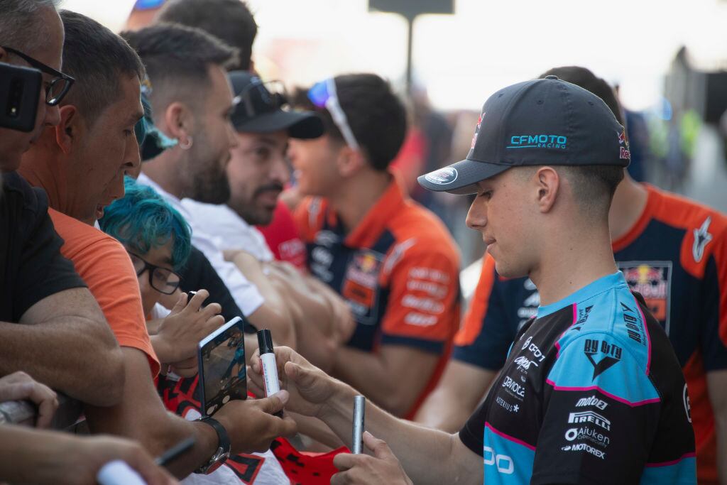 David Alonso ganó en el MotoGP de Cataluña.