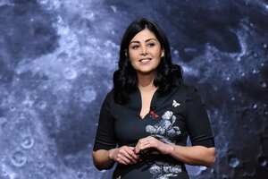 DANA POINT, CA - FEBRUARY 07: Mars 2020 Arm Science Surface Phase Lead Diana Trujillo speaks onstage during The 2019 MAKERS Conference at Monarch Beach Resort on February 7, 2019 in Dana Point, California. Vivien Killilea/Getty Images for MAKERS/AFP (Photo by Vivien Killilea / GETTY IMAGES NORTH AMERICA / Getty Images via AFP)