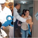 Abelardo De La Espriella atendió a familias damnificadas por el terremoto.