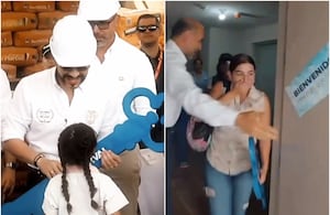 Abelardo De La Espriella atendió a familias damnificadas por el terremoto.