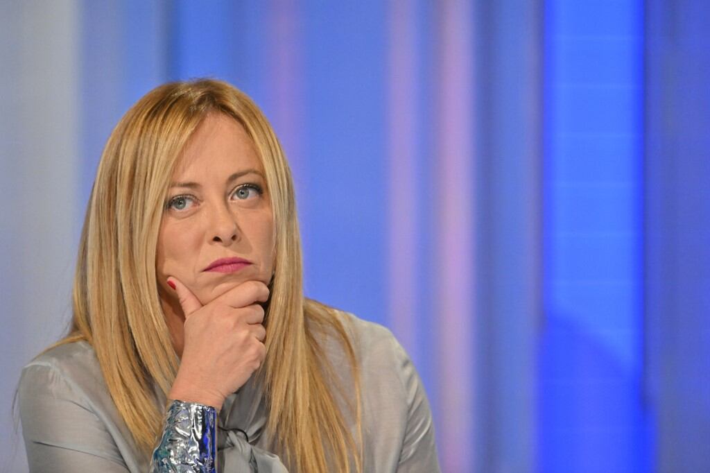 Giorgia Meloni, líder del partido Hermanos de Italia.