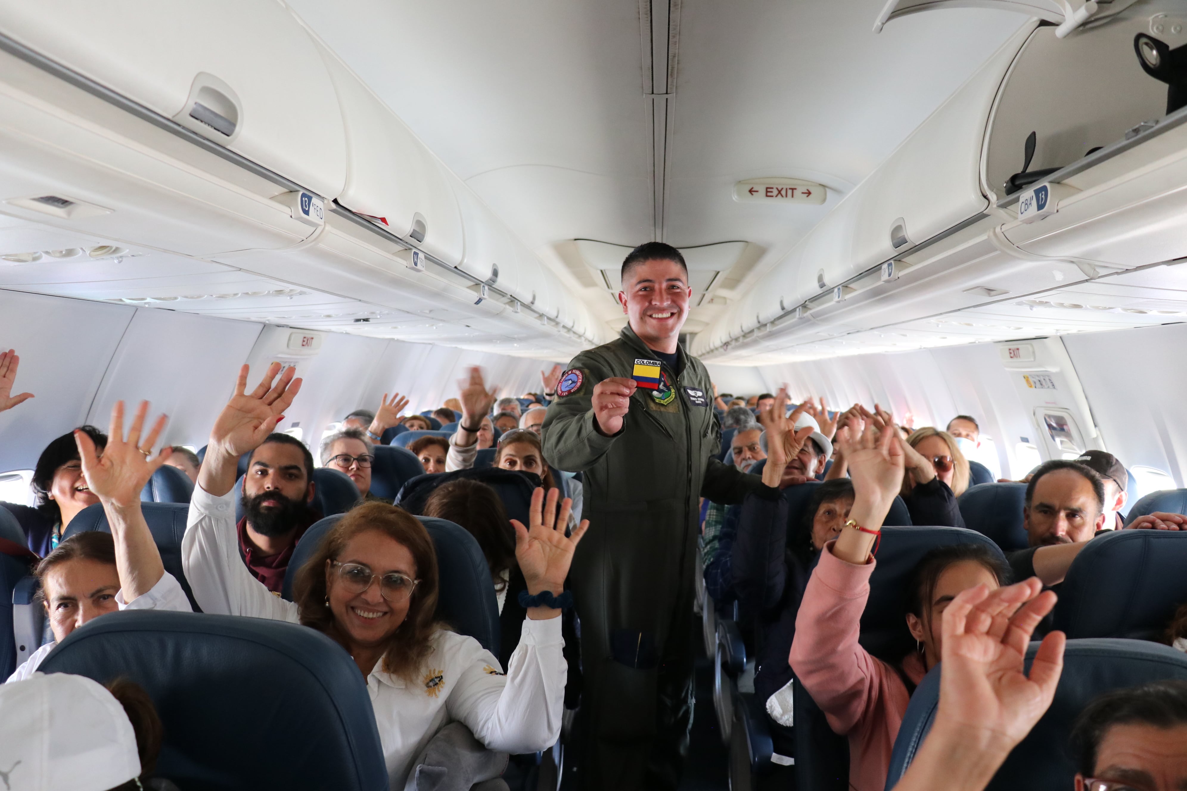 La Fuerza Aeroespacial Colombiana llevò a cabo una operación de rescate de los ciudadanos colombianos atrapados en Israel en medio de la guerra contra el grupo terrorista Hammás.