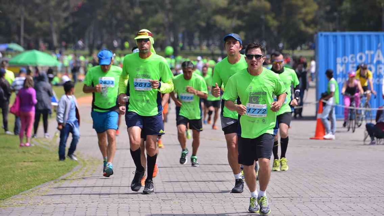 La carrera verde se desarrolla en Bogotá este domingo 23 de febrero. Foto: Fundación Natura