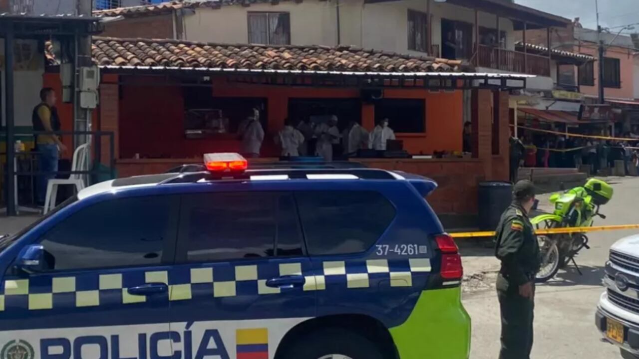 Acción terrorista del Clan del Golfo en Bello, Antioquia, donde murieron dos uniformados.