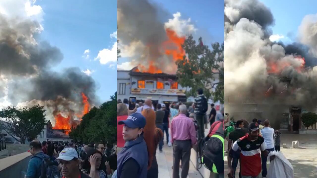 Incendio en Rionegro, Antioquia.