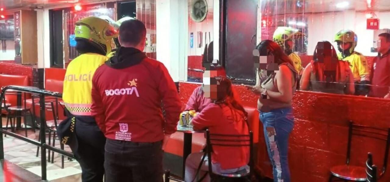 Menores de edad en discotecas y bares.