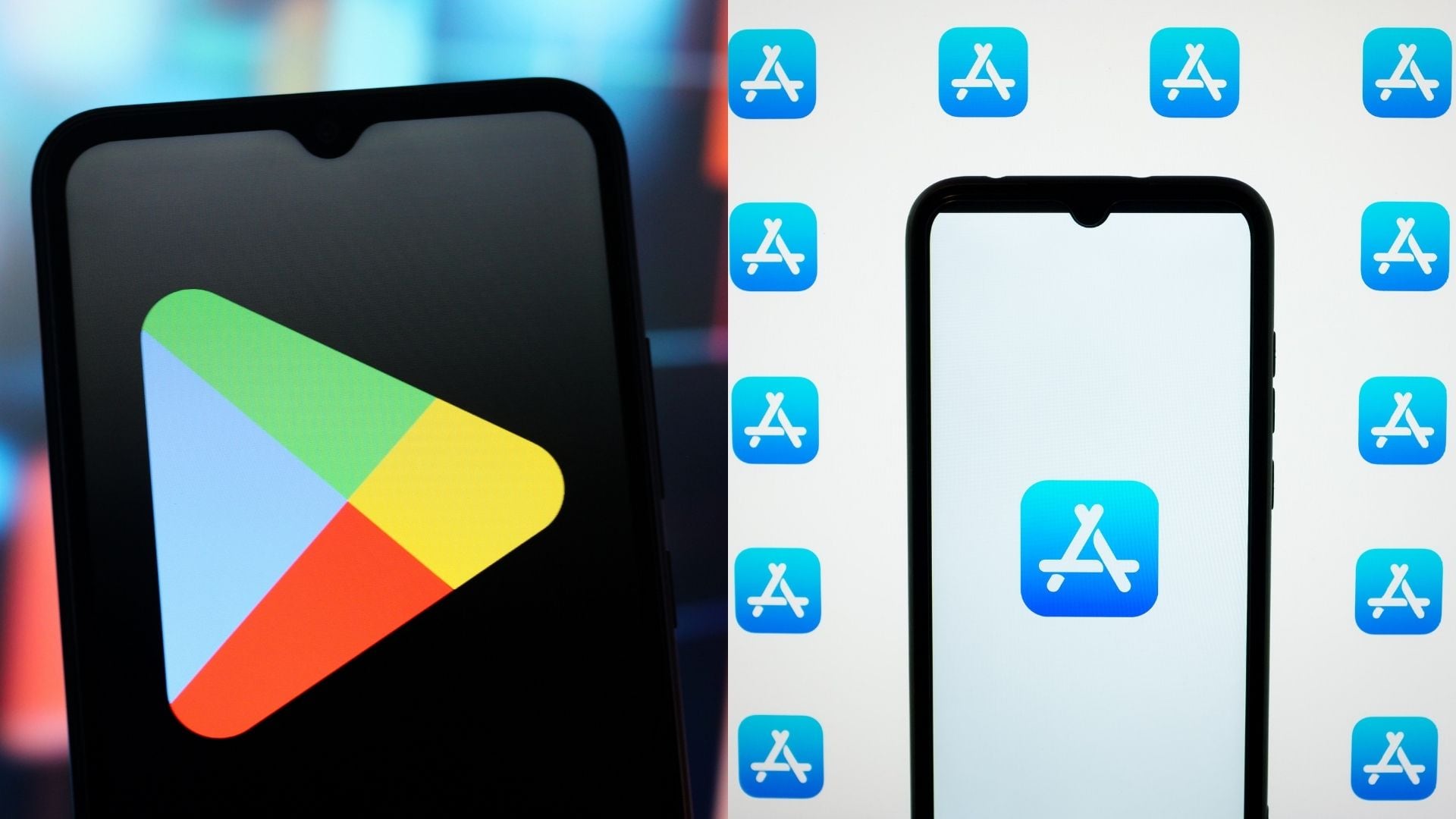 Play Store de Google y App Store de Apple alojan alrededor de 50 aplicaciones prohibidas.