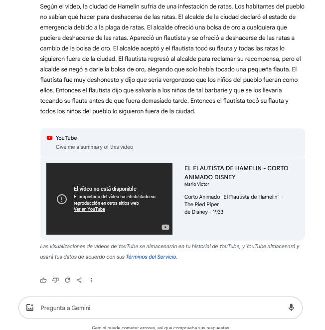 La prueba de Semana confirmó que la IA de Google puede generar resúmenes detallados de videos en tiempo real.