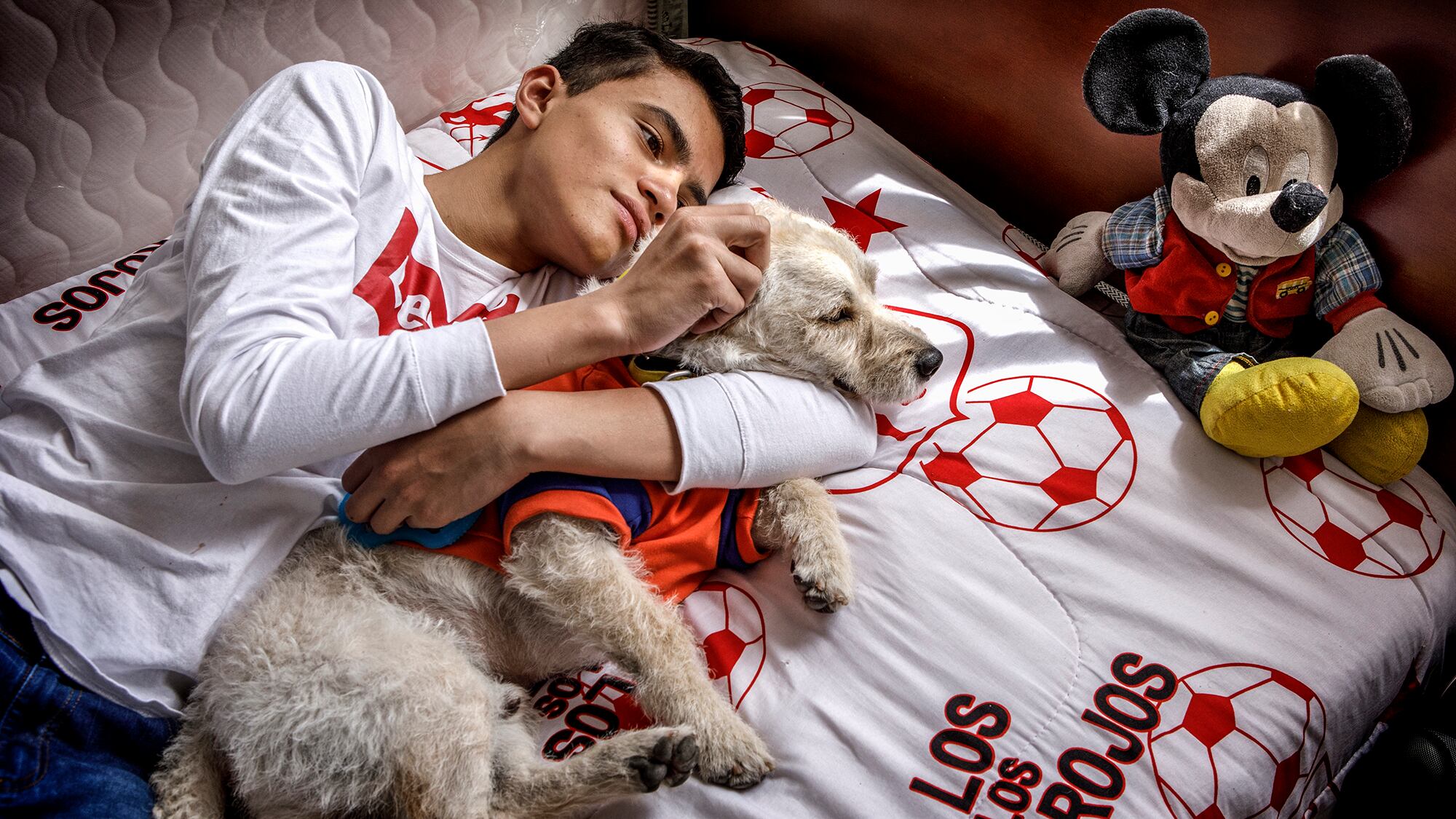 Julián David Mendoza y Justin.