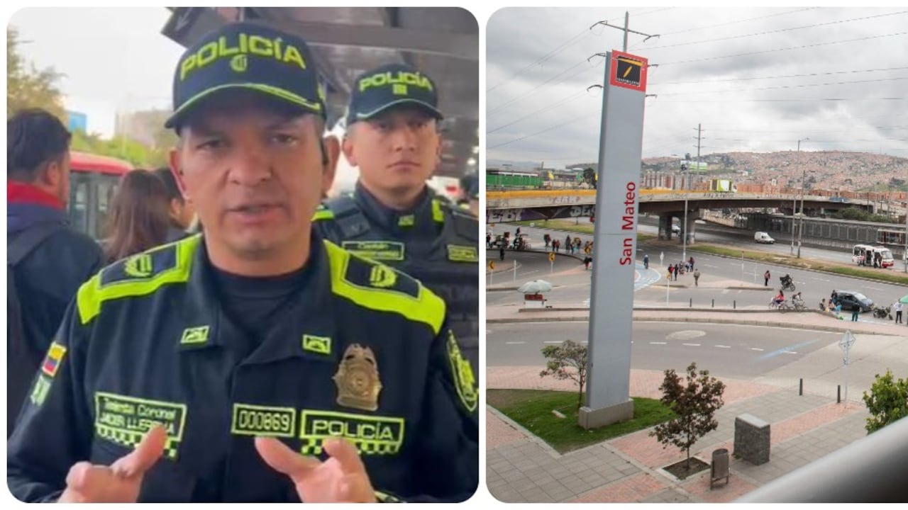 Teniente coronel Jader Llerena, comandante de la Policía de TransMilenio
