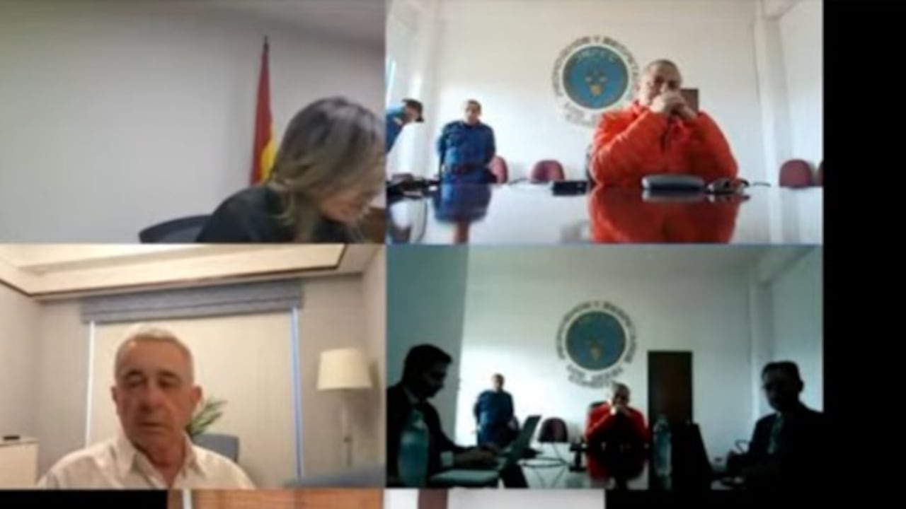 El excomandante paramilitar Pablo Hernán Sierra declara este jueves en el juicio en contra del expresidente Álvaro Uribe Vélez.