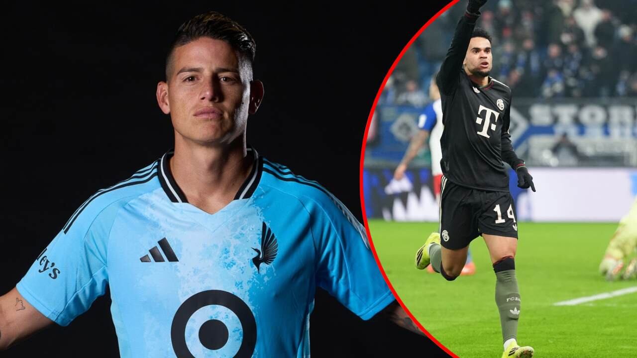 James Rodríguez en Minnesota y Luis Díaz en el Bayern.