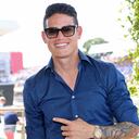 James Rodríguez asiste al Gran Premio Británico de Fórmula 1 2021.