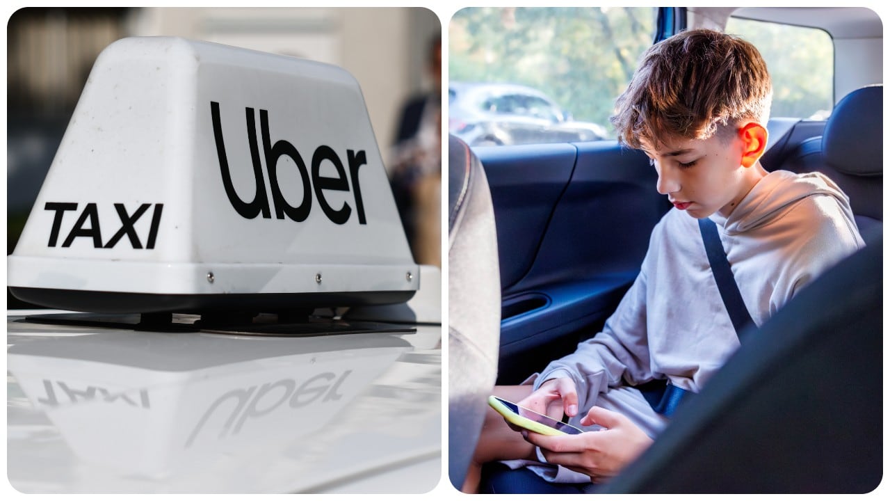 Uber habilitó una función que permite a los padres observar en vivo el interior del vehículo durante los viajes de Uber Teens.