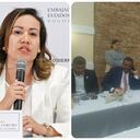 Carolina Corcho y el encuentro de La U con si directora, Dilian Francisca Toro.