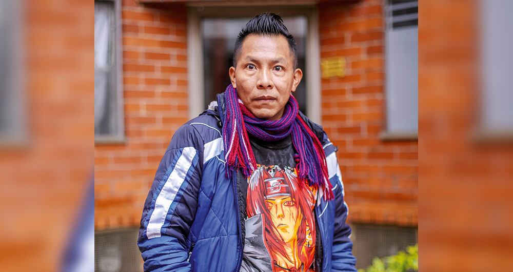 Esta es la primera vez que Andrés Jacobombaire posa ante la prensa nacional y cuenta su dramática historia. 