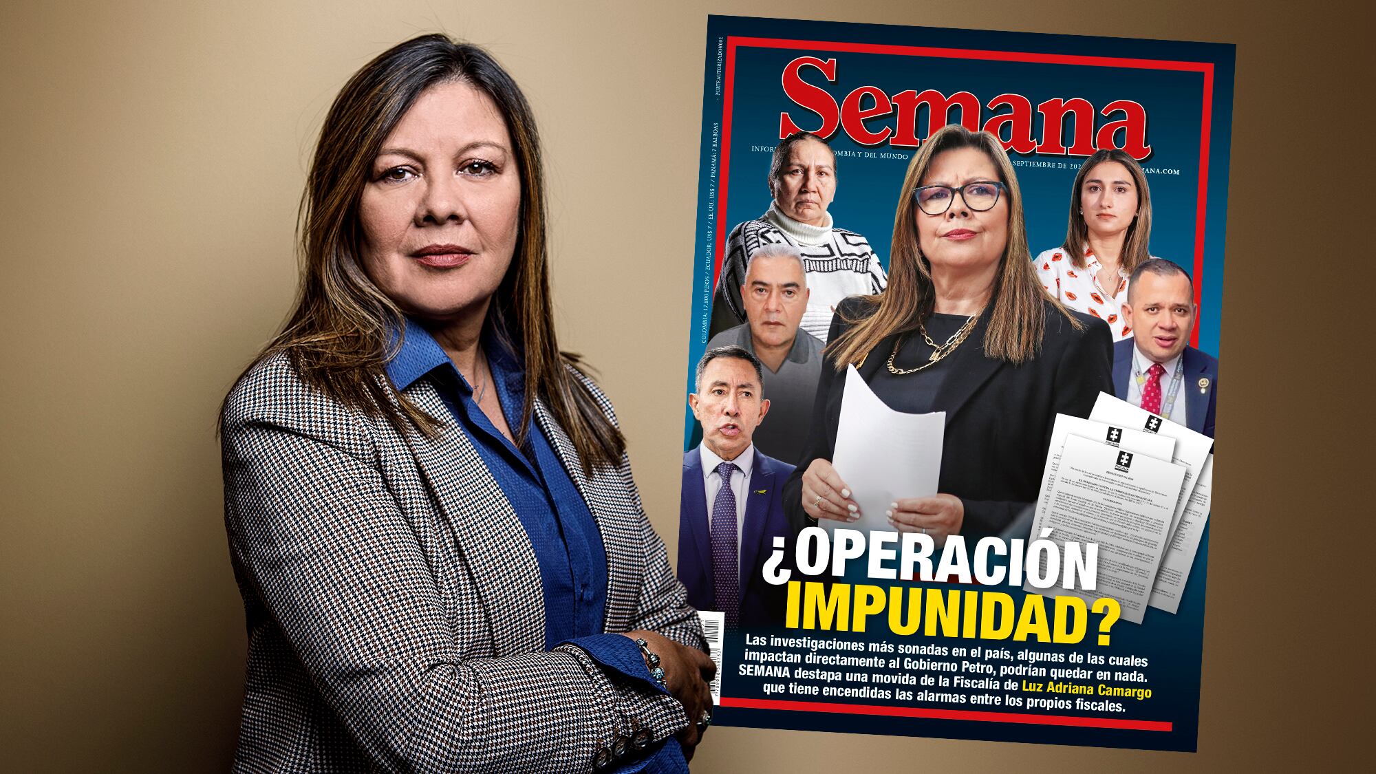 Luz Adriana Camargo. Fiscal General de la Nación. portada Revista Semana ed 2251