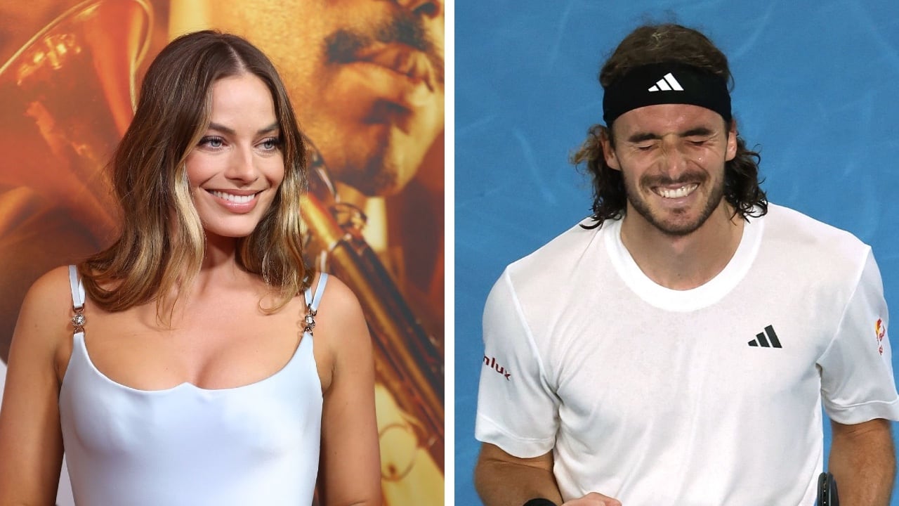 El tenista griego aceptó que Margot Robbie es una de sus actrices preferidas