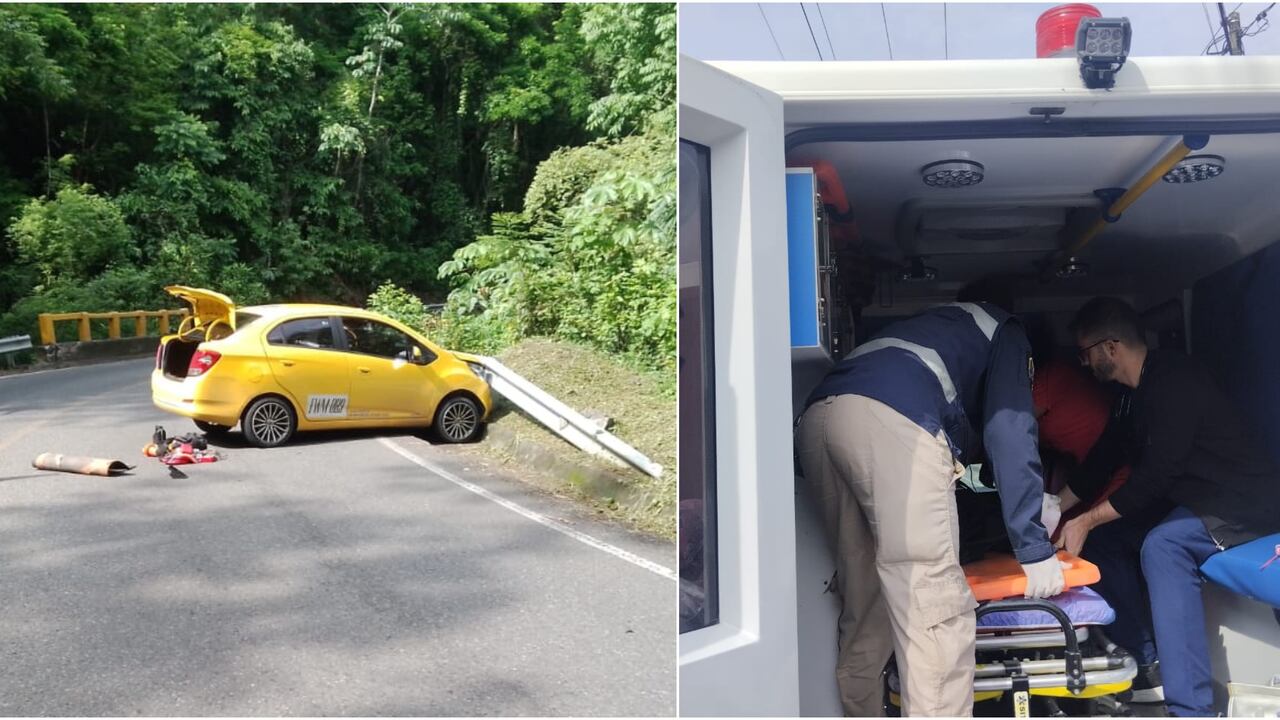 Niño fue atropellado por conductor de taxi en Ciudad Bolívar, Antioquia.