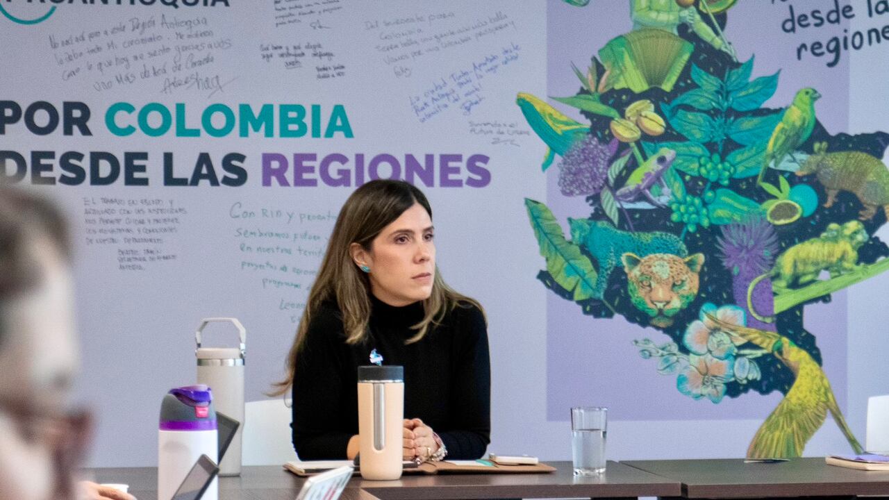 Juliana Velásquez, presidenta de Proantioquia.