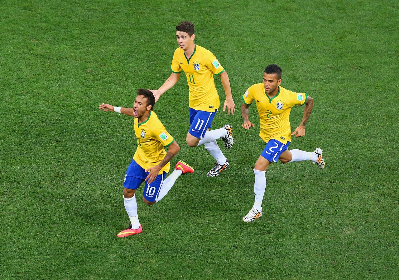 Oscar jugó el Mundial Brasil 2014 en compañía de Neymar y otro par de estrellas.
