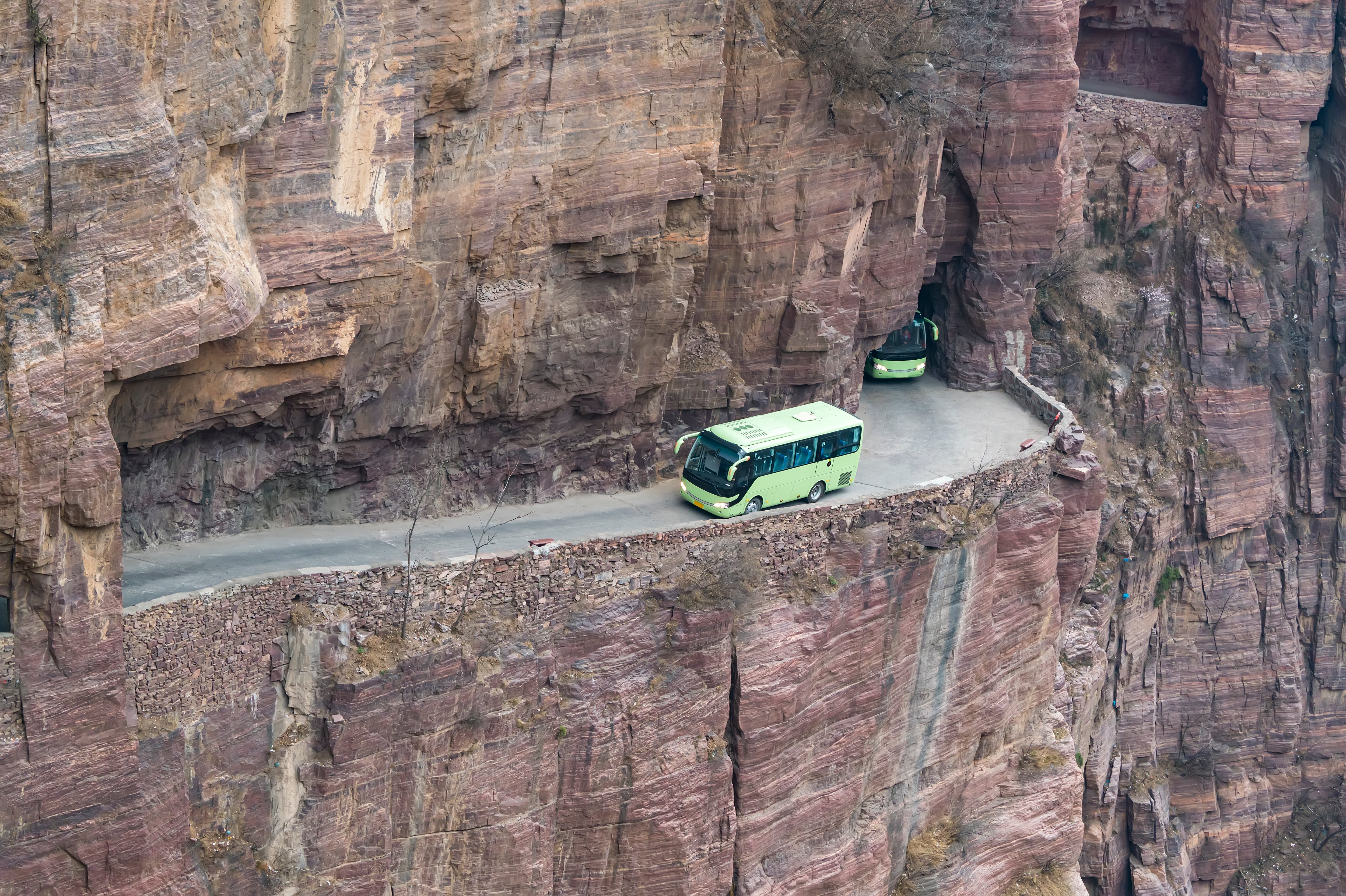 El túnel Guoliang hace parte de la carretera más peligrosa del mundo.