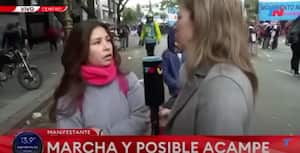 "La plata no alcanza para nada", cuestionó la mujer.