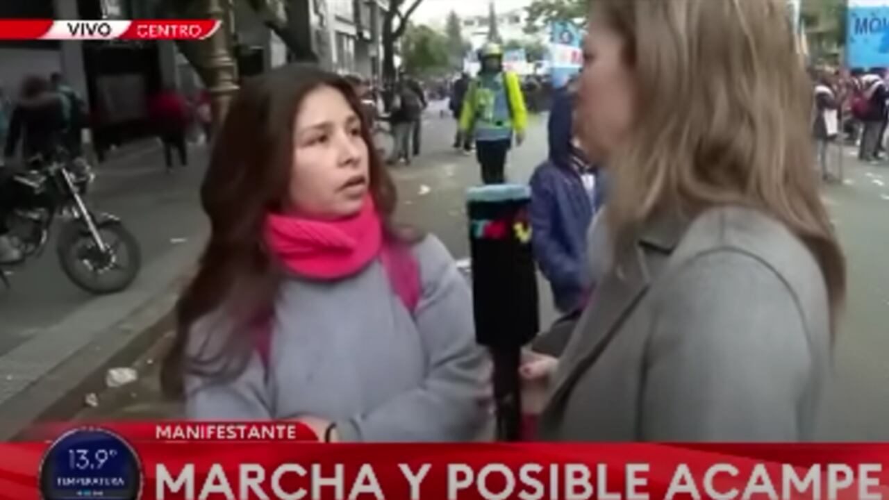 "La plata no alcanza para nada", cuestionó la mujer.