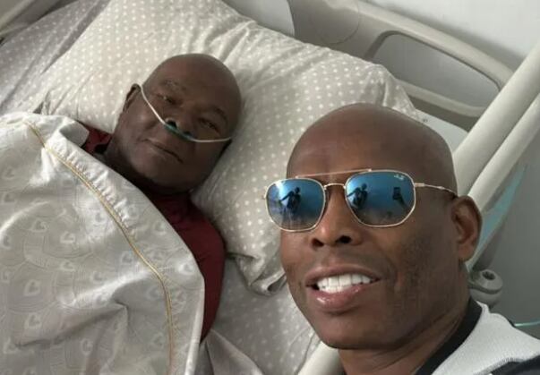 ‘El Tino’ y su papá Diego Asprilla.