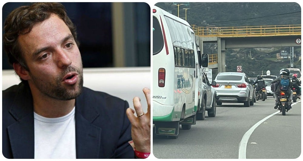 Luis Ernesto Gómez cuestionó los trancones en la movilidad en la vía La Calera - Bogotá