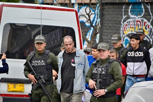 En Bogotá se han capturado 43 miembros de 'Satanás'.