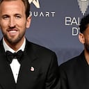 Luis Díaz con Harry Kane