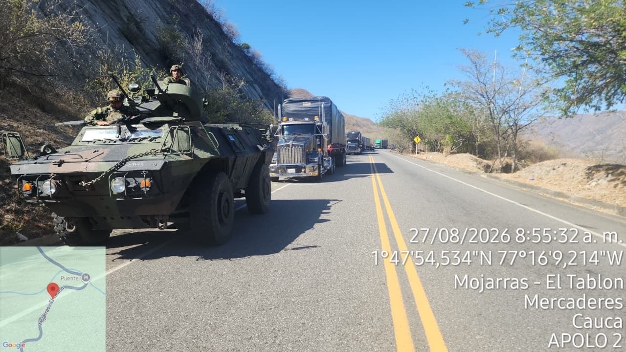 Acompañamiento del Ejército Nacional, la BR-29 y el Grupo Liviano de Caballería N.° 8.