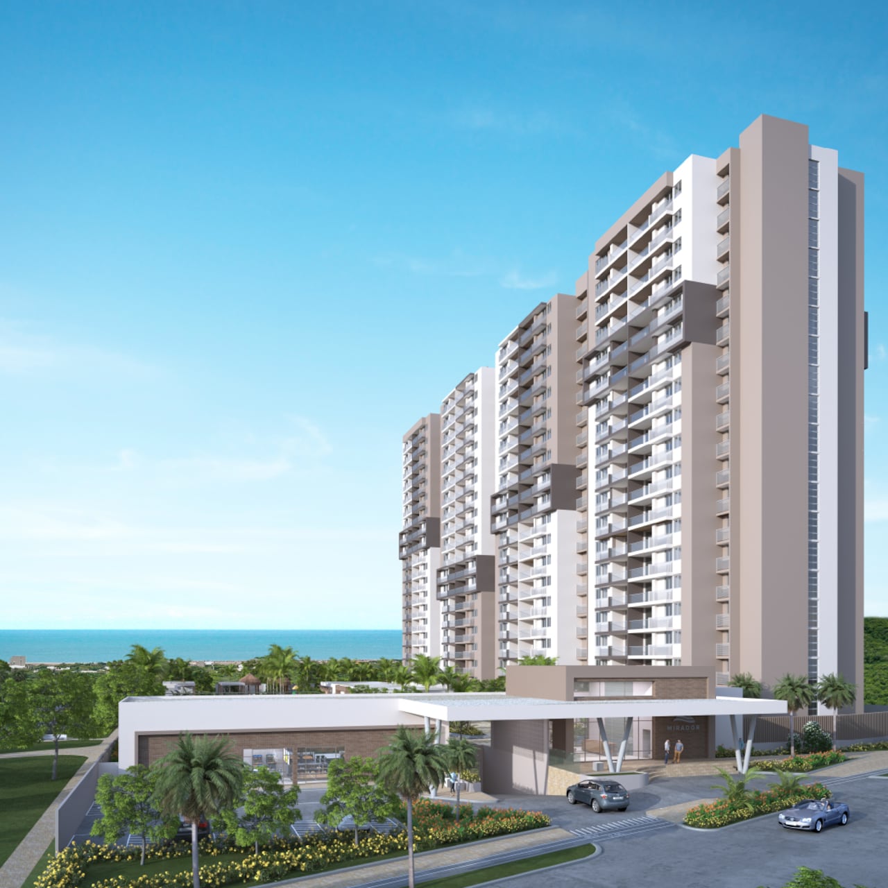 Mirador del Puerto está cerca del nuevo muelle de Puerto Colombia, el Centro Gastronómico Internacional y el monumento “La Ventana de los Sueños”.