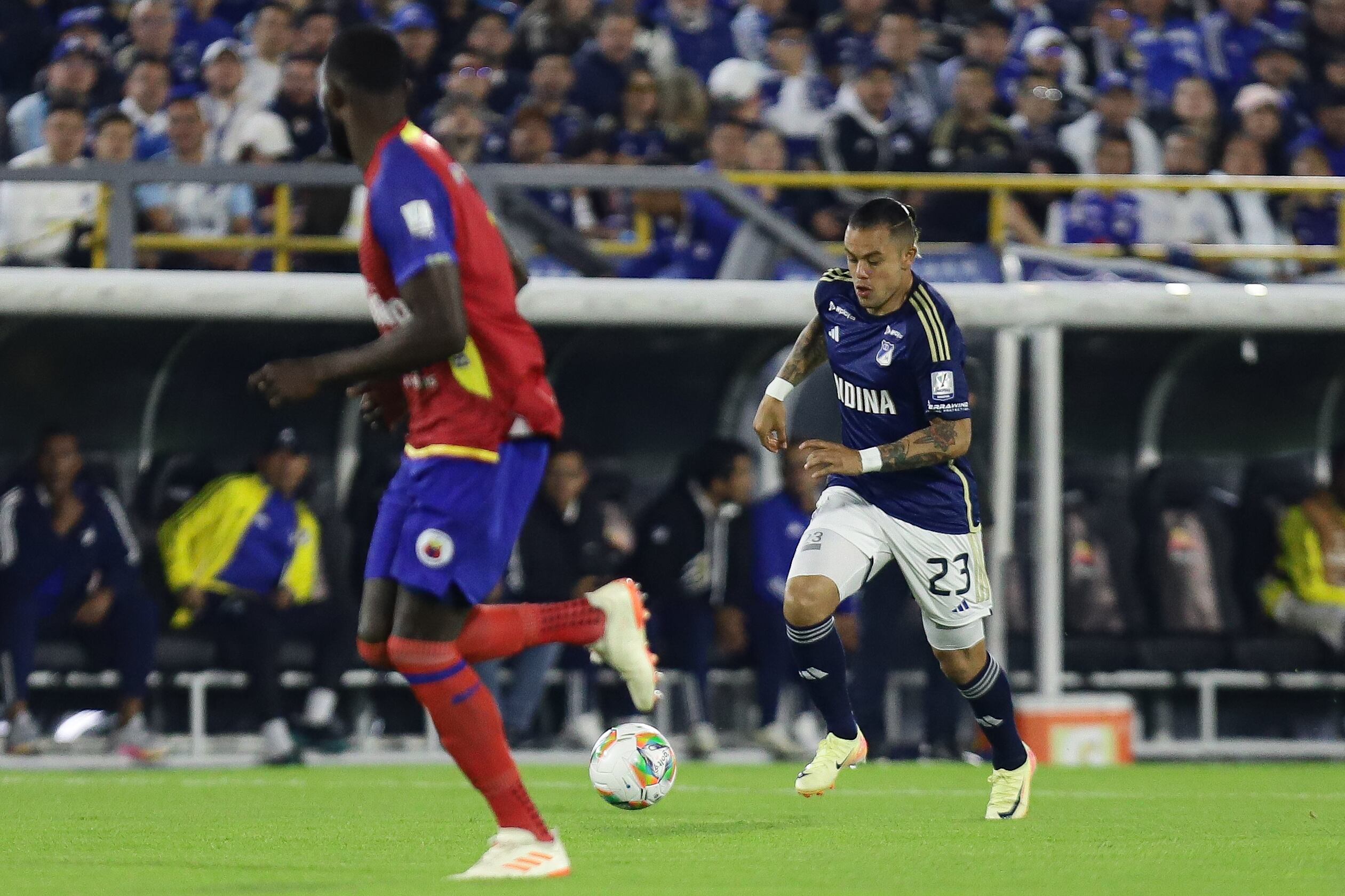 ogotá. Noviembre 3 de 2024. Millonarios enfrenta a Deportivo Pasto, por la fecha 16 de la Liga BetPlay II 2024, en el estadio Nemecio Camacho El Campin. (Colprensa - Lina Gasca)