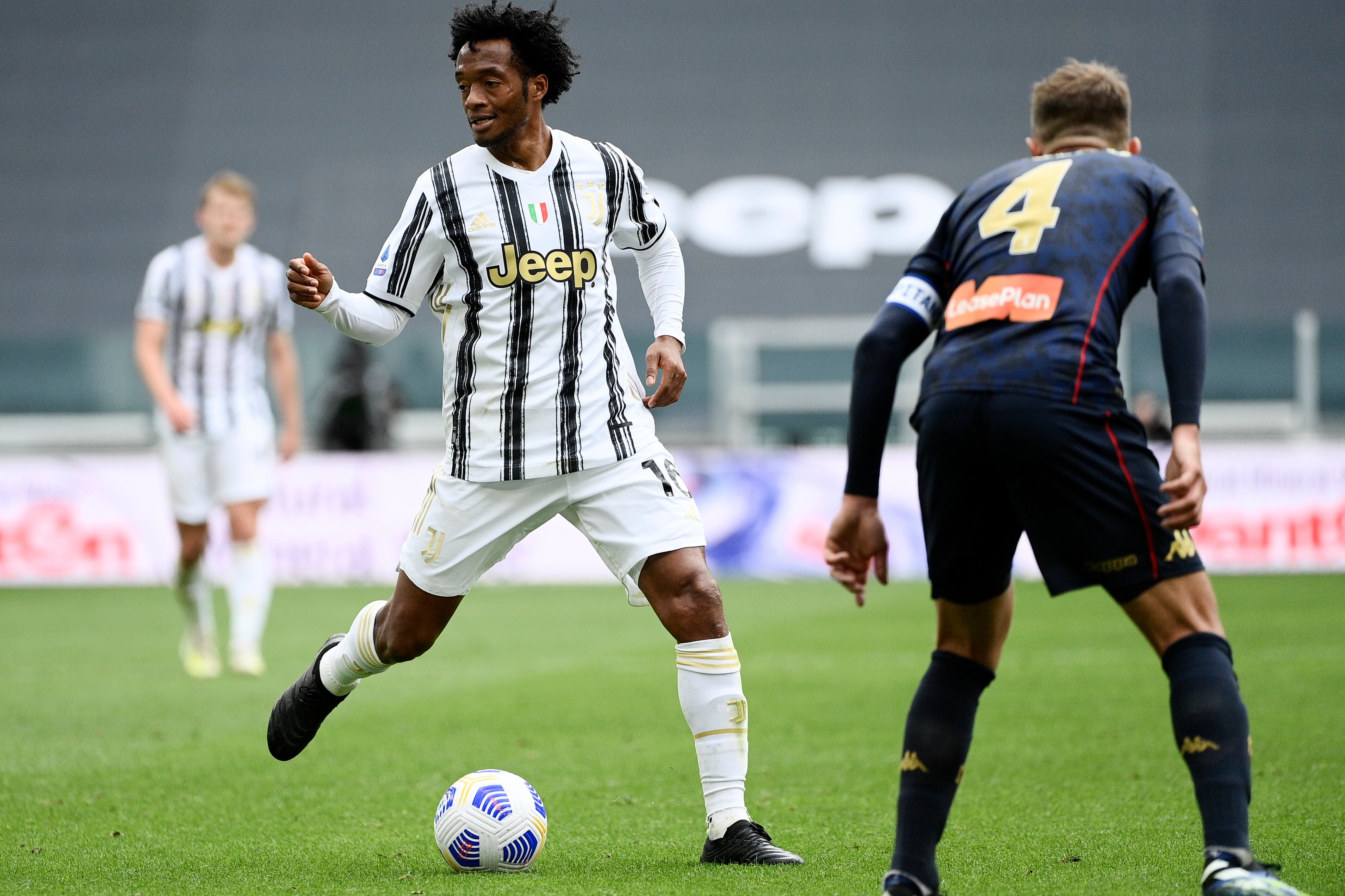 Juan Guillermo Cuadrado con la Juventus.