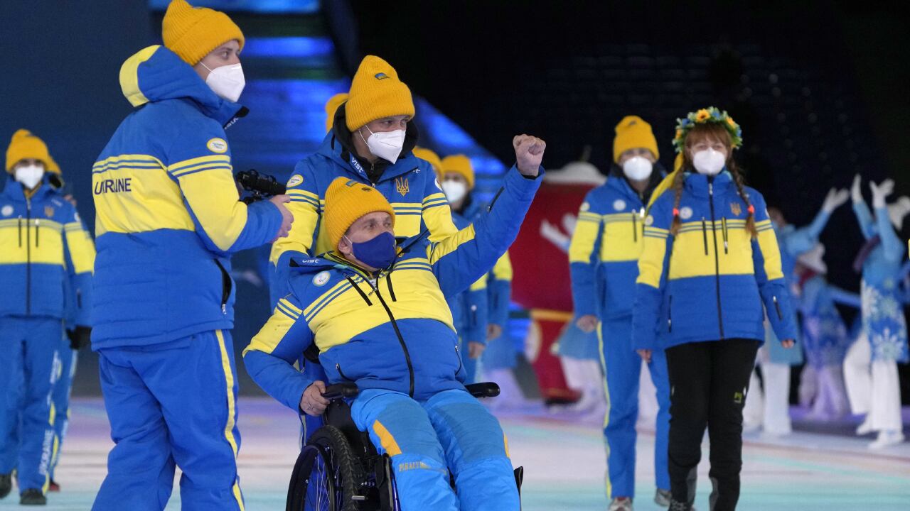 La ceremonia de inauguración tuvo un homenaje especial para la delegación ucraniana.