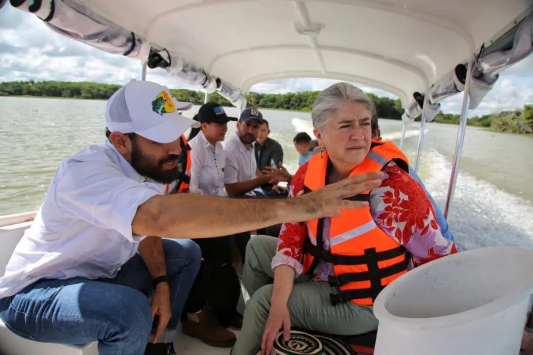 Ministra de vivienda Catalina Velasco en Atlántico y Córdoba, tras ola invernal
