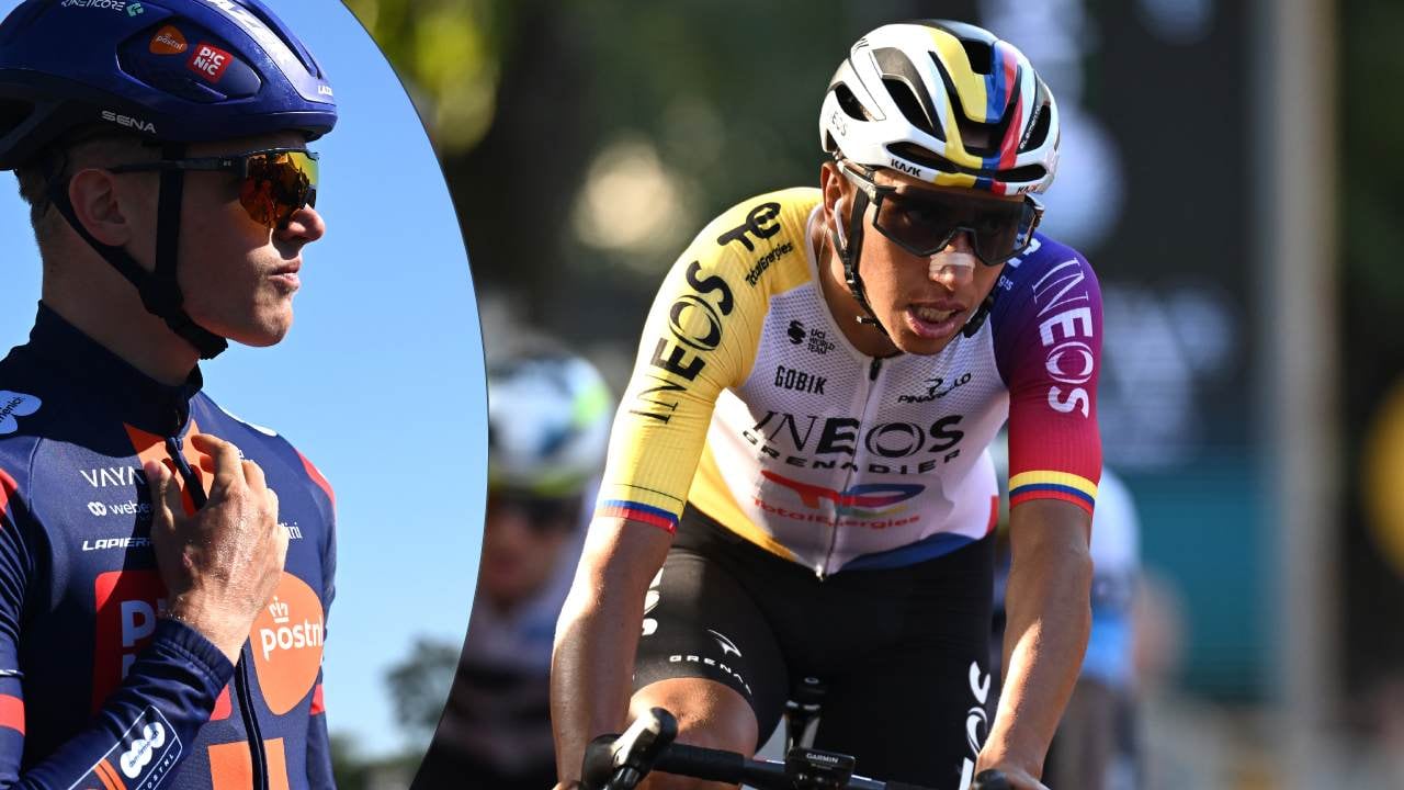 Oscar Onley, ciclista británico / Egan Bernal, estrella del deporte colombiano.