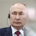 Russian President Vladimir Putin attends a breakfast meeting with leaders of African regional organisations on the sideline of the Russia Africa Summit in St. Petersburg, Russia, Thursday, July 27, 2023. (Valery Sharifulin/TASS Host Photo Agency Pool Photo via AP)