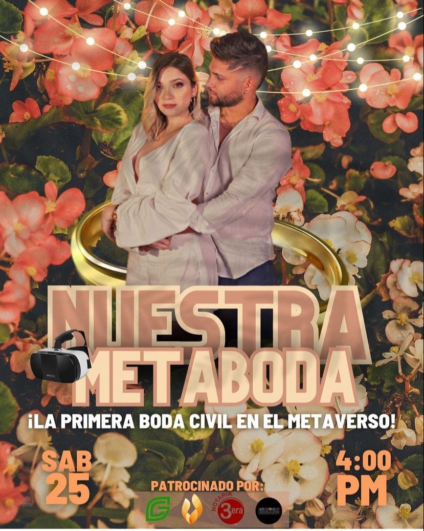 La boda se realizará el próximo sábado, 25 de marzo.