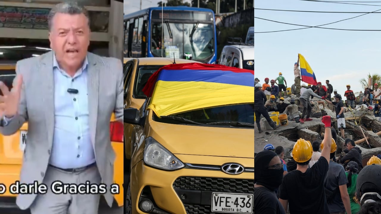 Hugo Ospina, líder gremial de taxistas, anuncia ayudas para damnificados por el terremoto.