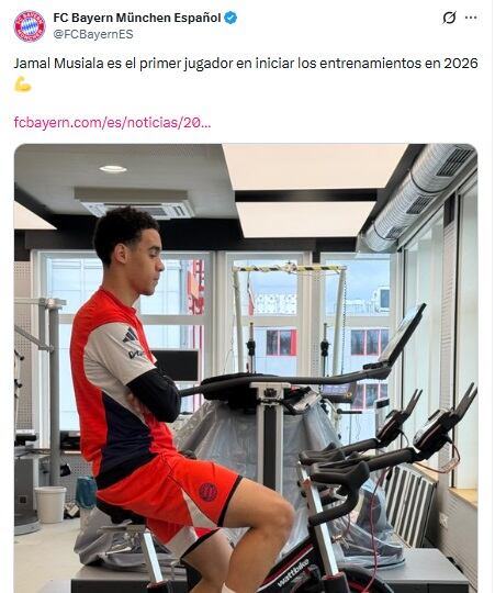 Pantallazo X: @FCBayernES