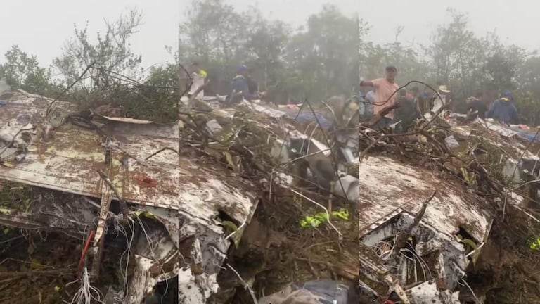 Así reaccionaron los primeros campesinos que llegaron a la zona donde se accidentó la avioneta de Satena: este es el aterrador video