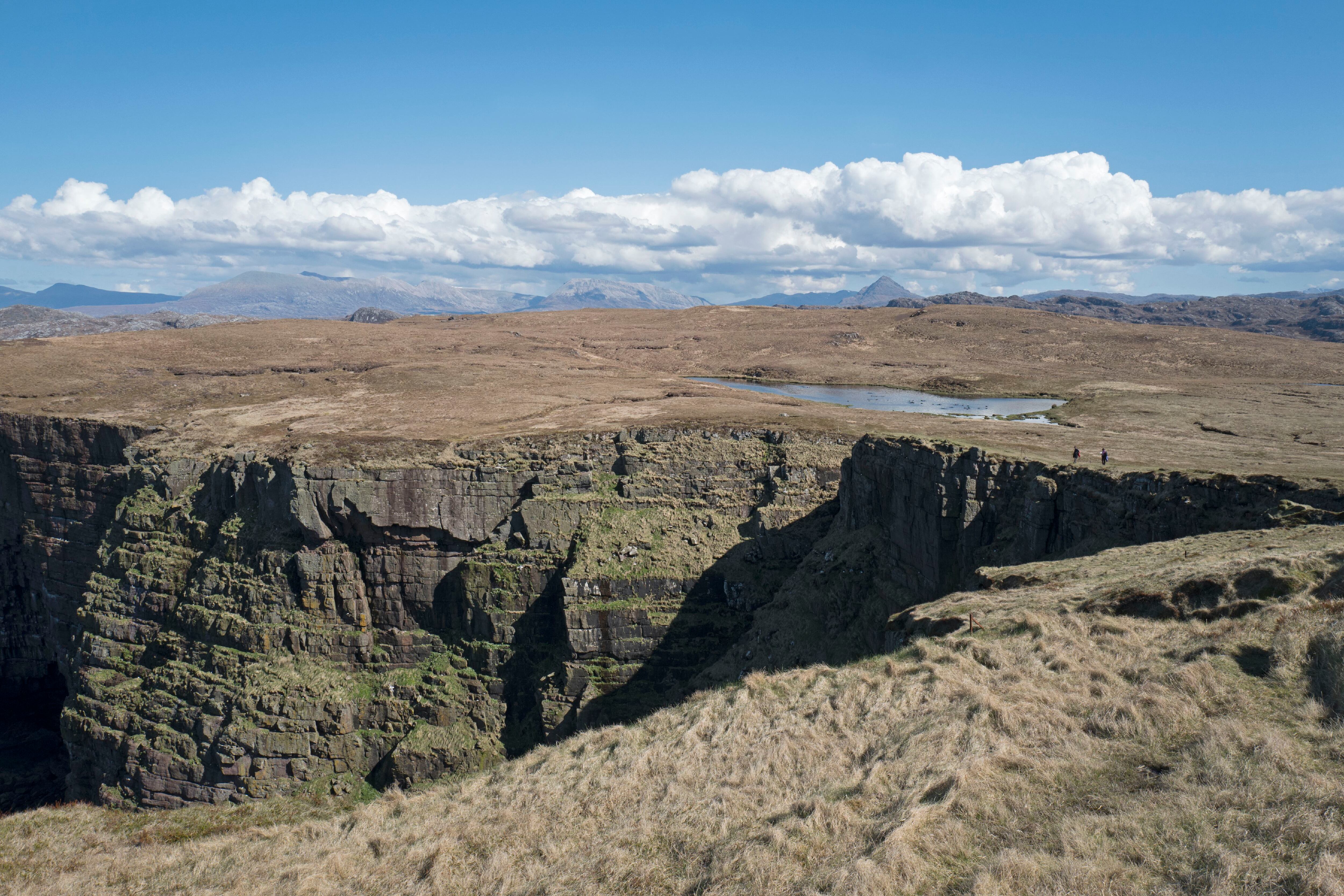 Paisaje árido de la isla Handa, noroeste de Escocia en primavera. (Foto de: David Tipling/Education Images/Universal Images Group vía Getty Images)