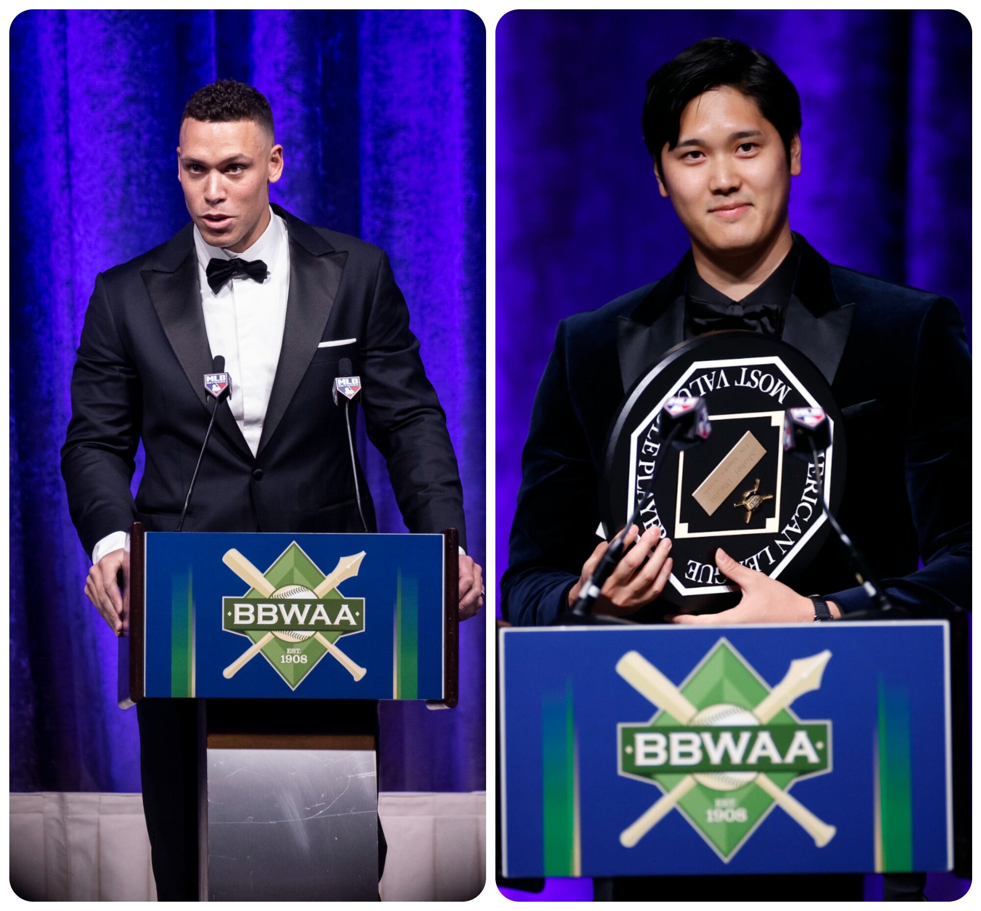 Aaron Judge y Shohei Ohtani son los MVP de sus respectivas ligas.