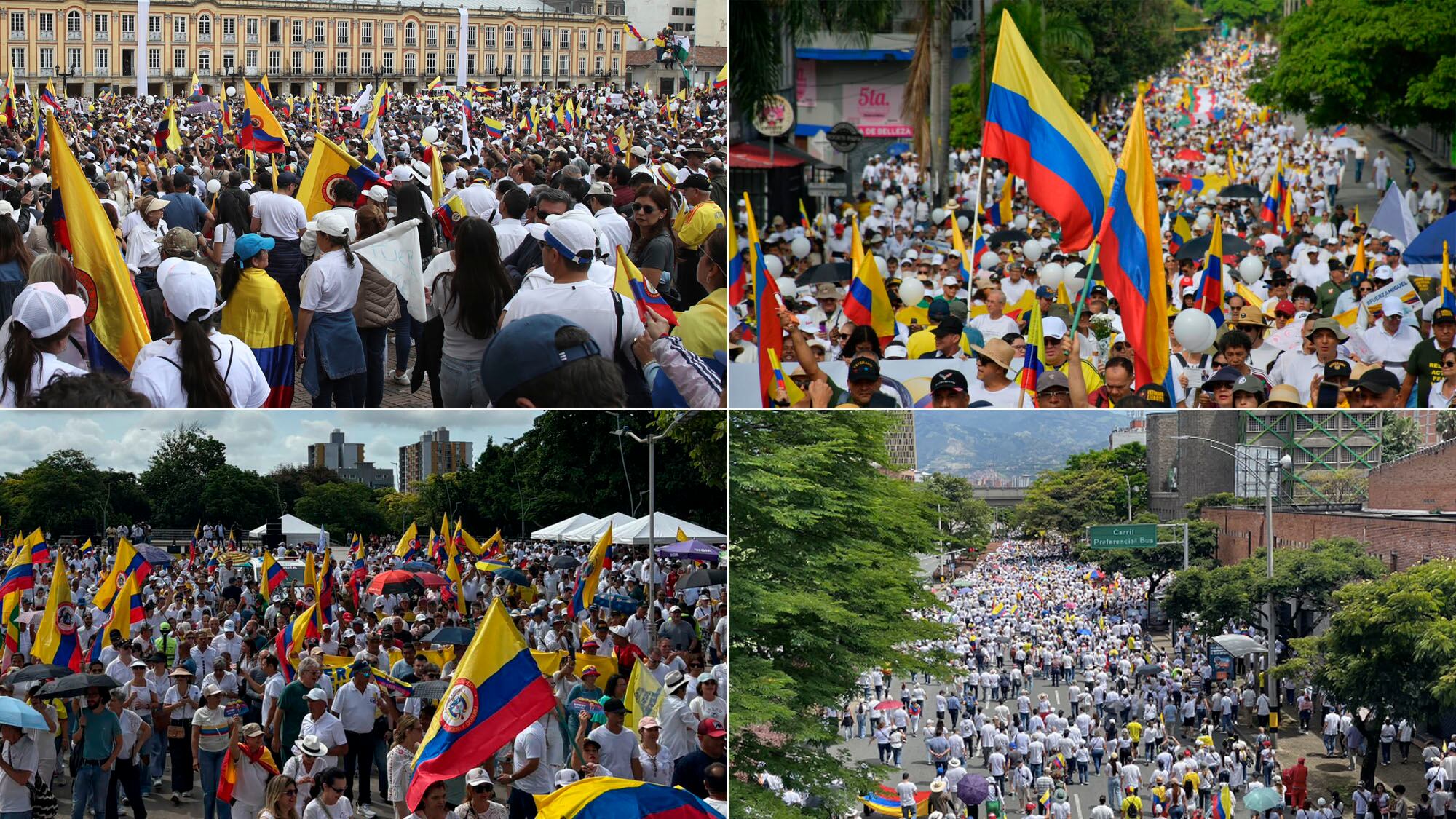 Marcha del silencio en Colombia